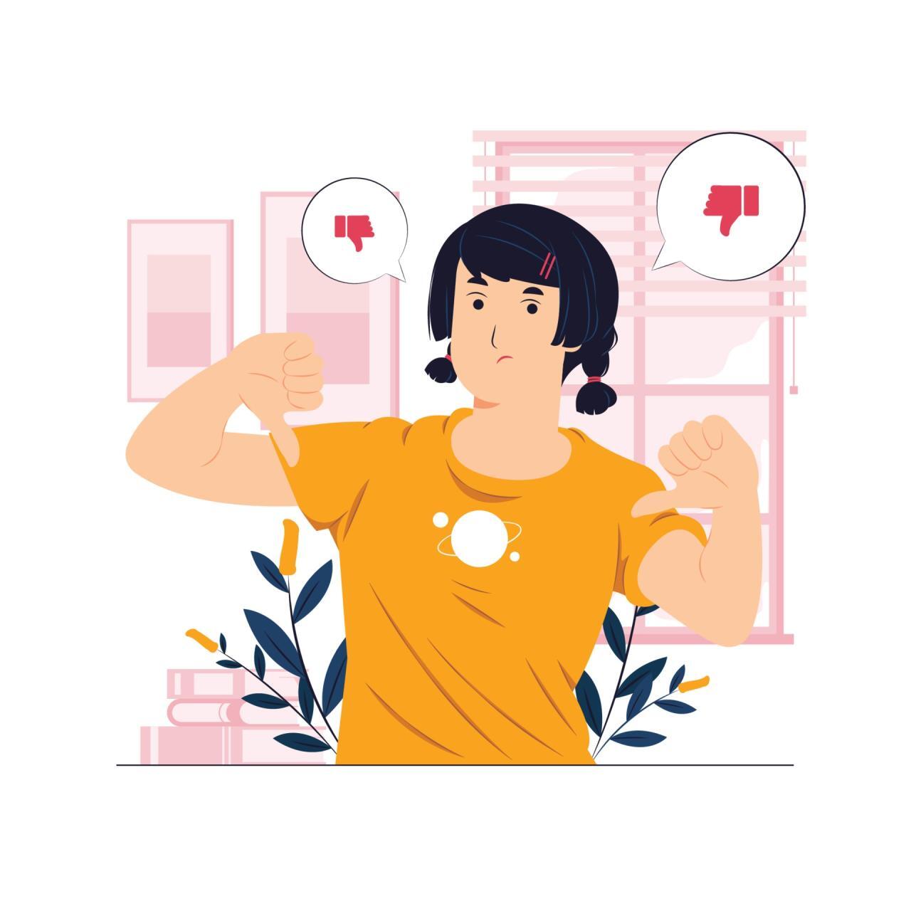 Negative feedback and response or hate speech concept 3351812 Vector ... Negative feedback and response or hate speech concept 3351812 Vector ...