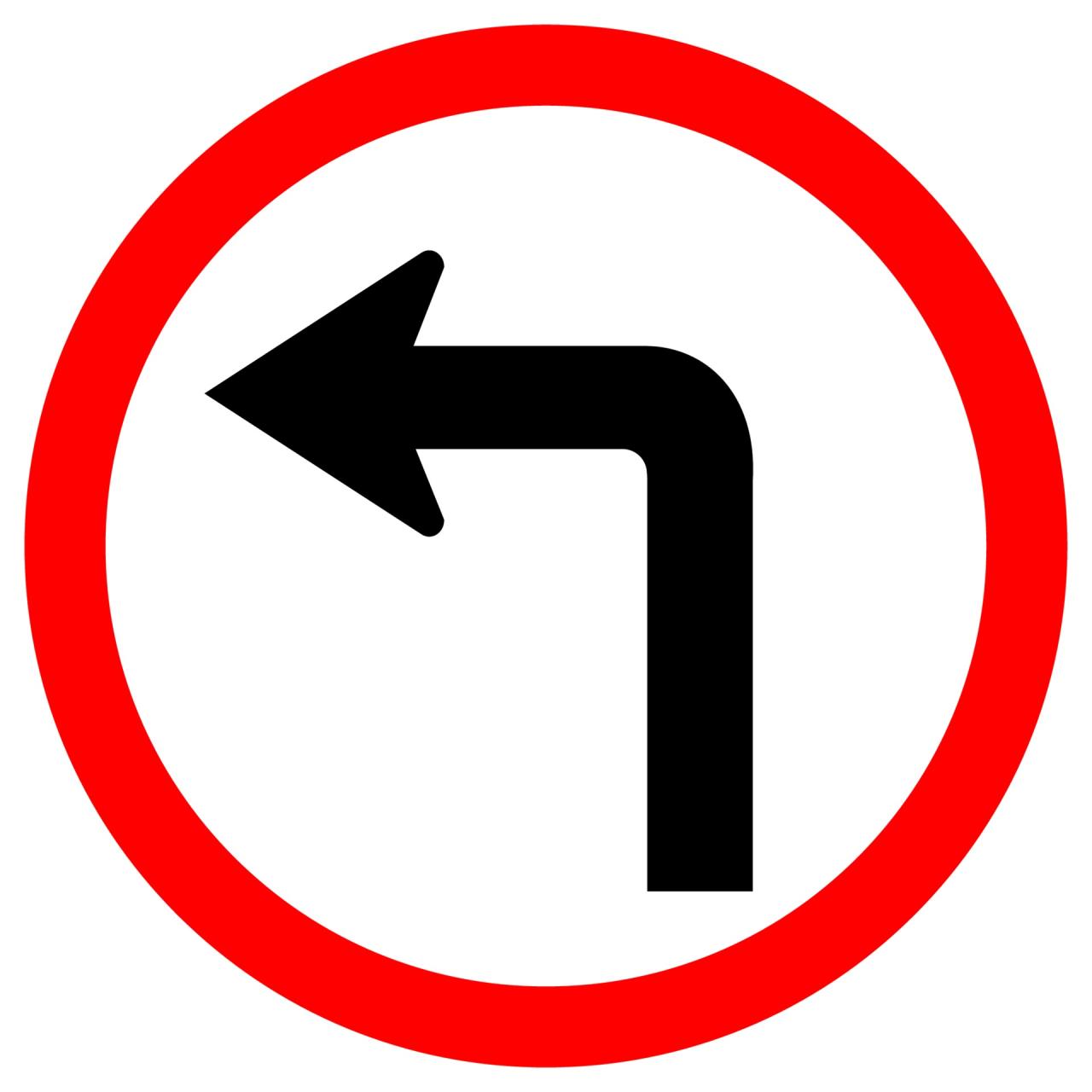 Left Sign Left Sign