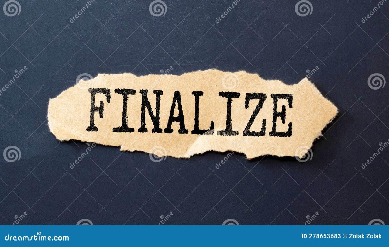 Wooden Cubes with Word FINALIZE on the Office Desk. Folder and Other ... Wooden Cubes with Word FINALIZE on the Office Desk. Folder and Other ...